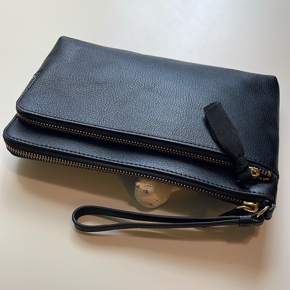 Talbots Commute Leather Wristlet